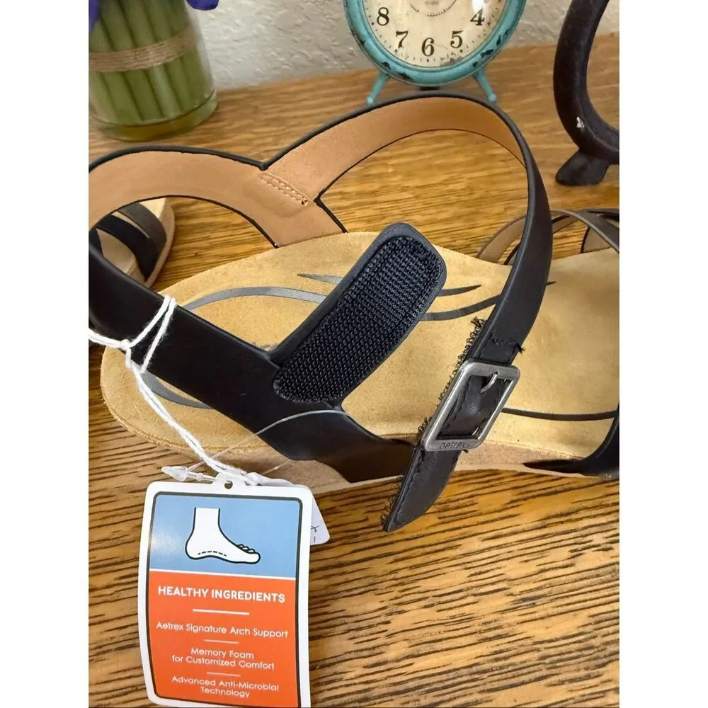 Aetrex leather uppers